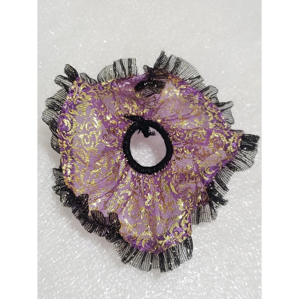 Ever After High Doll Madeline Hatter Mirror Beach Purple Gold Blk Swimsuit Skirt